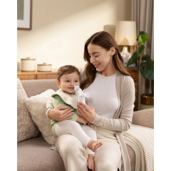 Aspirator electronic 2in1 Momcozy BreezyClear (White/Green) Thumb