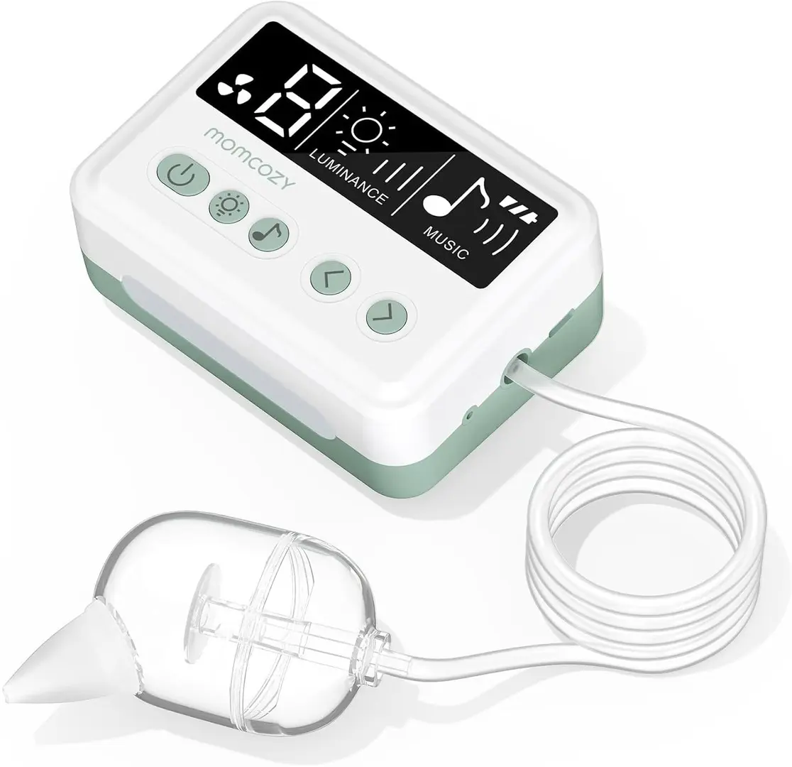 Aspirator electronic Momcozy BN006-GE12BA-A (White/Green)