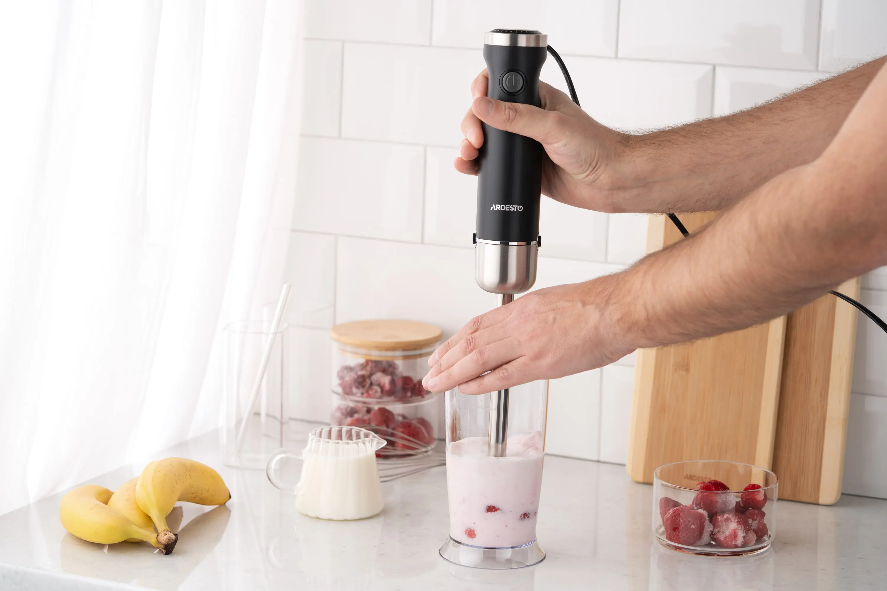 Blender Ardesto HBG-600BWH (Black)