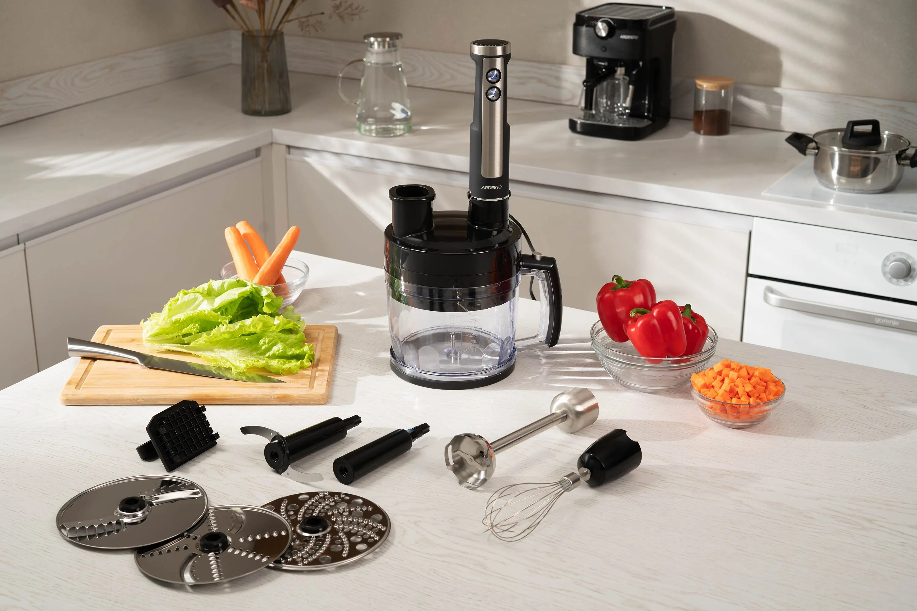 Блендер Ardesto HBSG-1000WHCHSL (Silver/Black) - 13