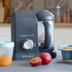 Blender-aparat de gatit cu aburi 4in1 Beaba Babycook Solo (Dark Grey) Thumb