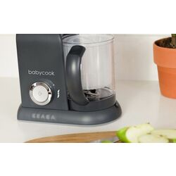 Blender-aparat de gatit cu aburi 4in1 Beaba Babycook Solo (Dark Grey) Thumb