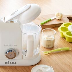 Blender-incalzitor pentru hrana bebelusi Beaba Babycook Solo (White/Silver) Thumb
