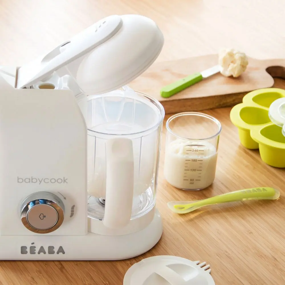 Blender-incalzitor pentru hrana bebelusi Beaba Babycook Solo (White/Silver)