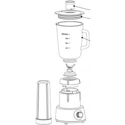 Blender 2in1 Bohm BM5010 (White) Thumb