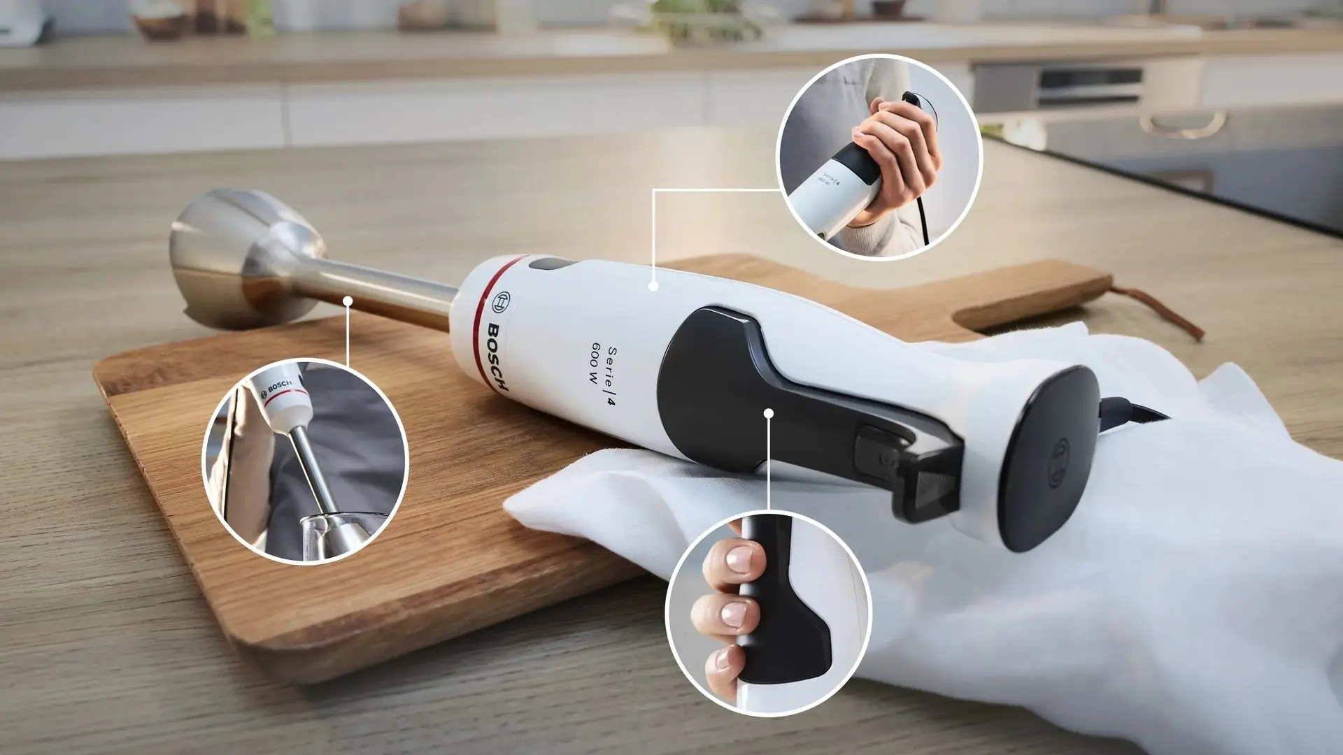 Блендер Bosch ErgoMaster MSM4W221 (White)