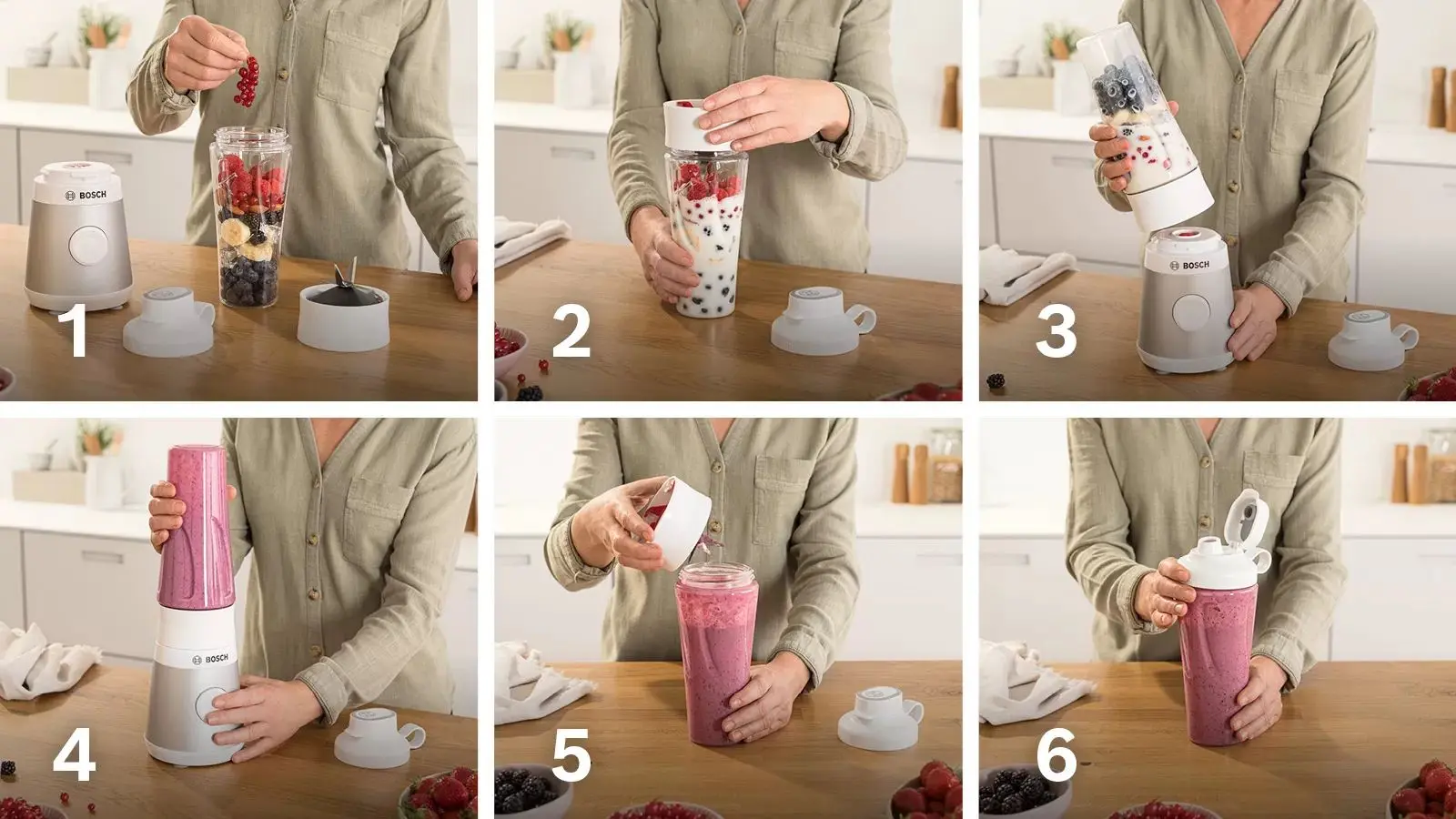 Блендер Bosch VitaPower MMB2111T​ (Silver)