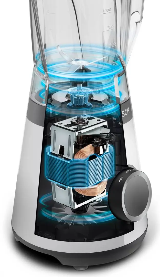 Blender Bosch VitaPower MMB6384M (Inox/Black)