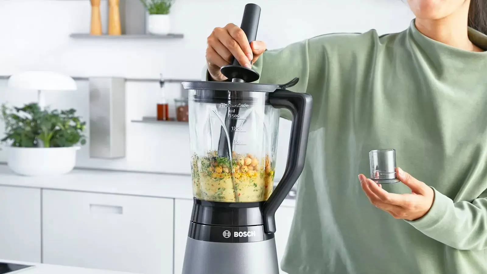 Блендер Bosch VitaPower MMB6172S (Inox/Black) - 8