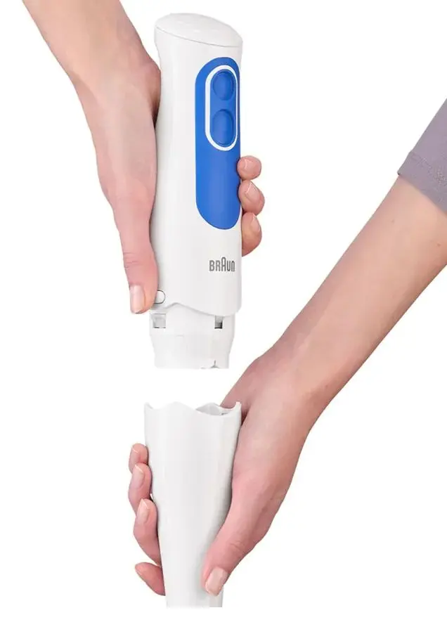 Блендер Braun MultiQuick 3 MQ 3025 Omelette (White) - 4