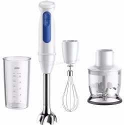 Blender Braun MultiQuick 3 MQ30202MWH (White/Blue)