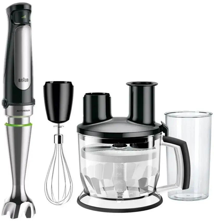 Blender Braun MultiQuick 7 MQ 7075X (Premium Black/Inox)