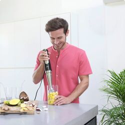 Блендер Braun MultiQuick 9 MQ 9195XLI (Black/Silver) Thumb