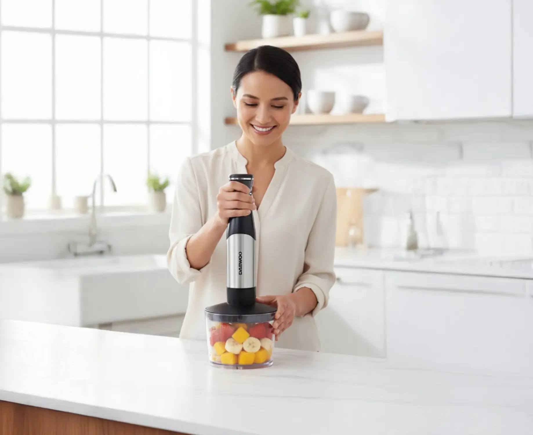 Блендер Daewoo SDA DHB100X (Silver/Black) - 7