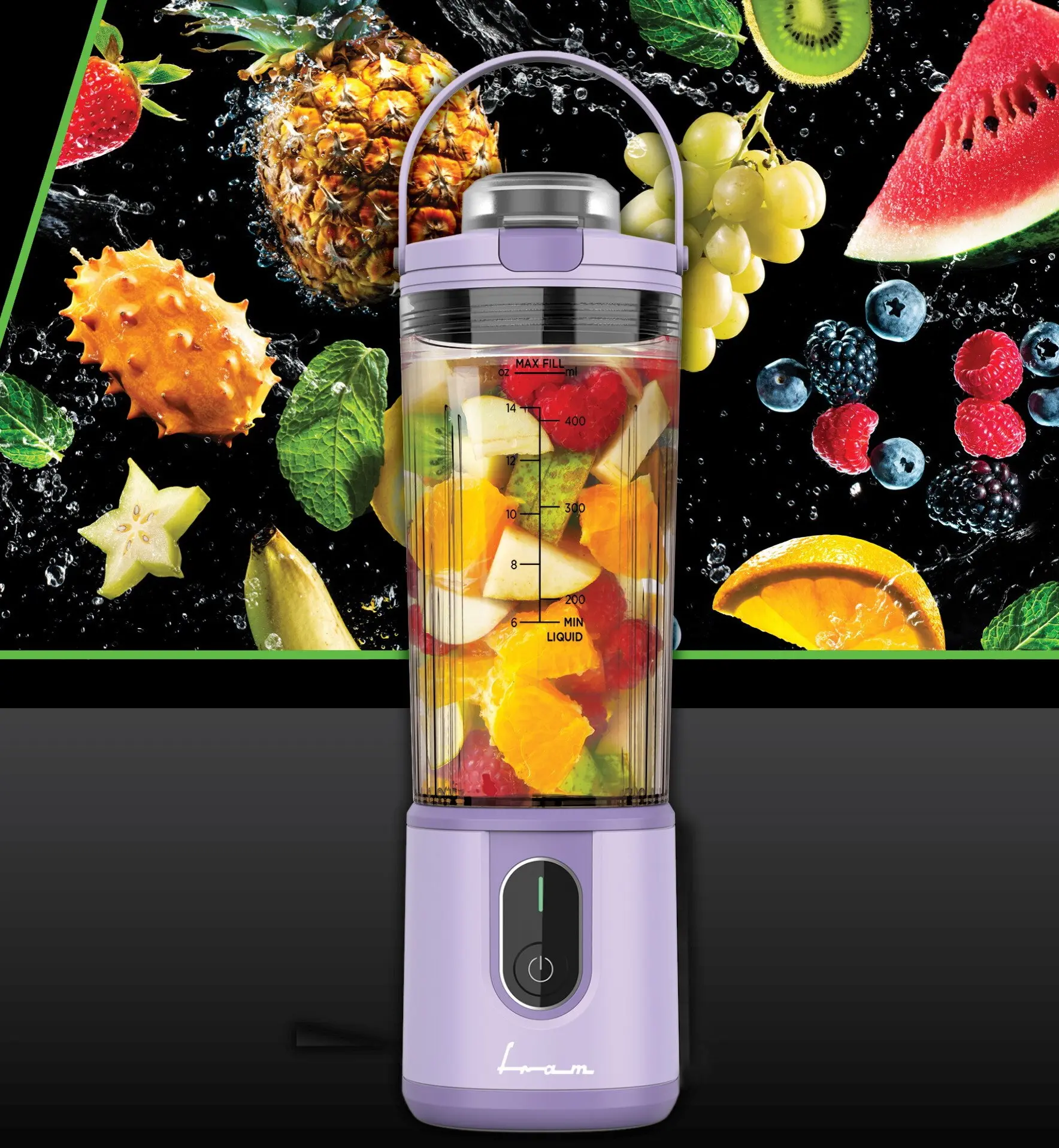 Blender portabil Fram FBP-P74PP (Mauve)