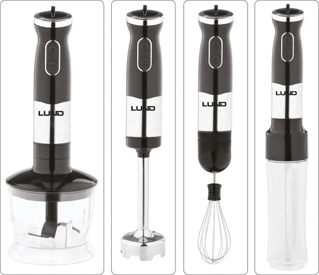 Blender Lund 67700 4 in 1 (Black)