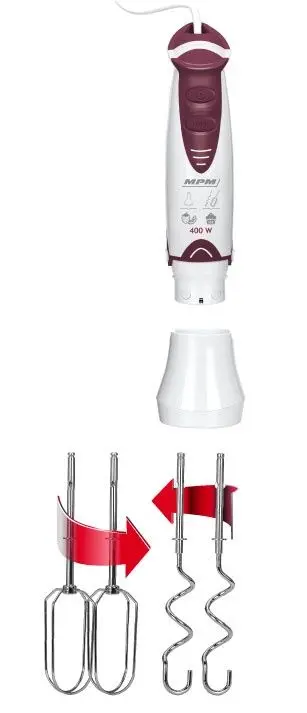 Blender MPM MBL-16 (White/Burgundy) - 3