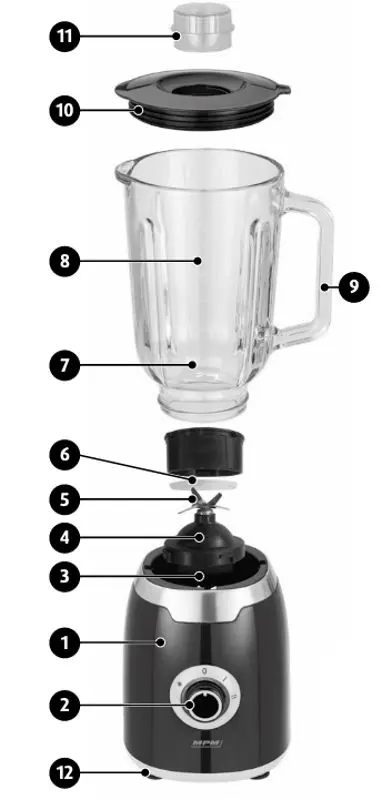 Blender MPM MBL-31 (Black) - 3