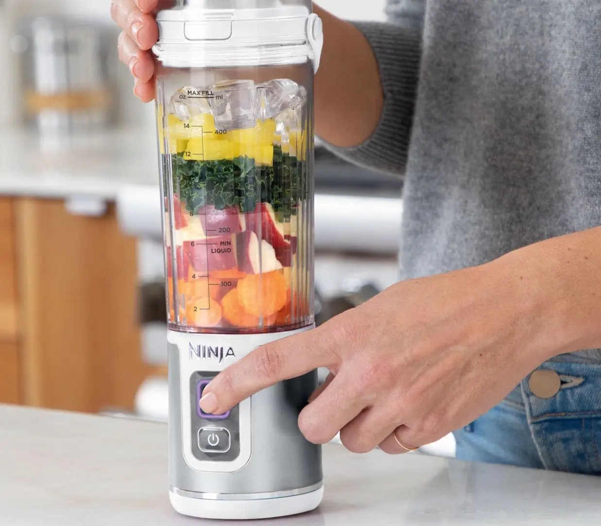 Blender Ninja Blast BC151EUWH (White)