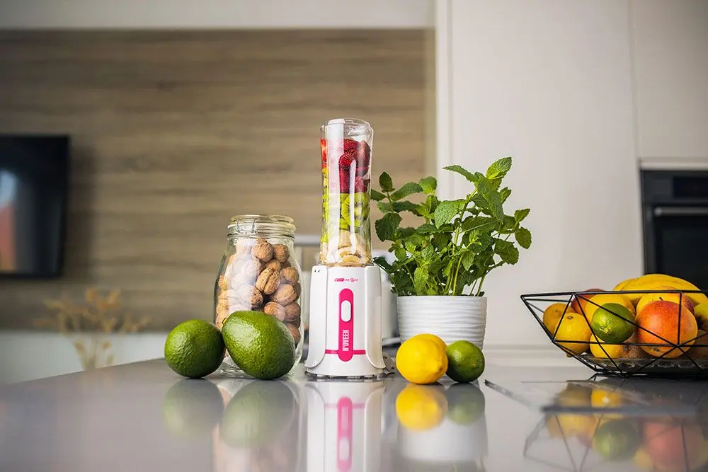 Блендер Noveen Sport Mix&Fit SB220 (White/Amarant) - 3