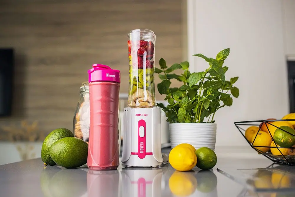 Блендер Noveen Sport Mix&Fit SB220 (White/Amarant) - 4