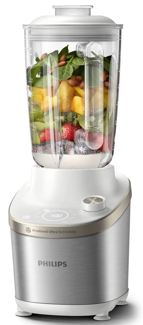 Blender Philips HR3760/01 (White/Metallic)