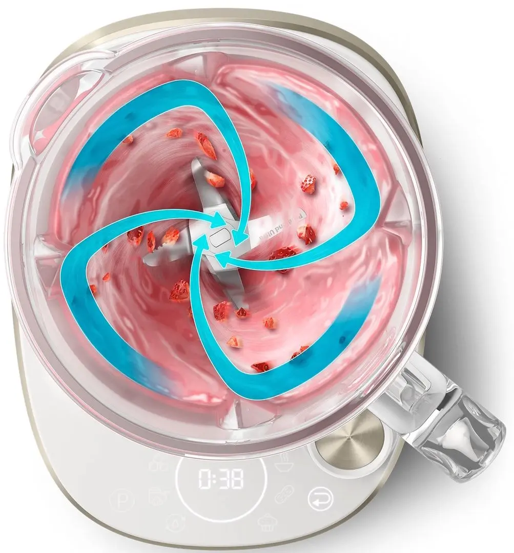 Blender Philips HR3760/01 (White/Metallic)