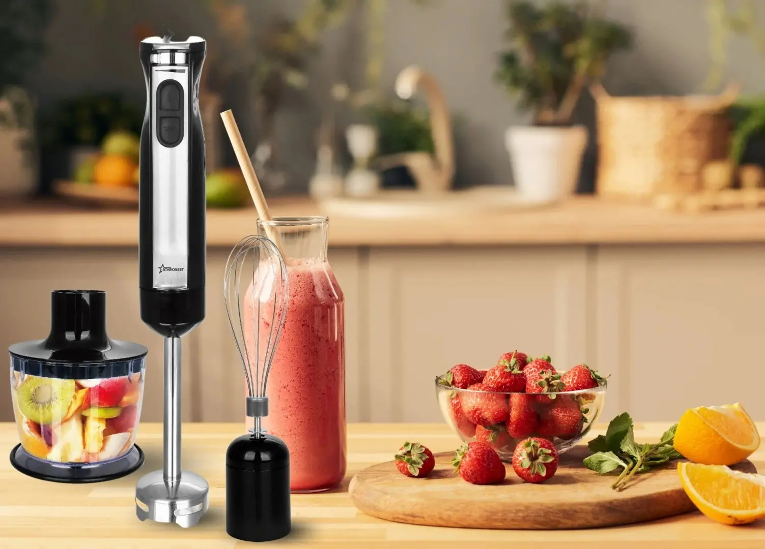 Blender Starcrest SBS-E800 (Black/Inox)