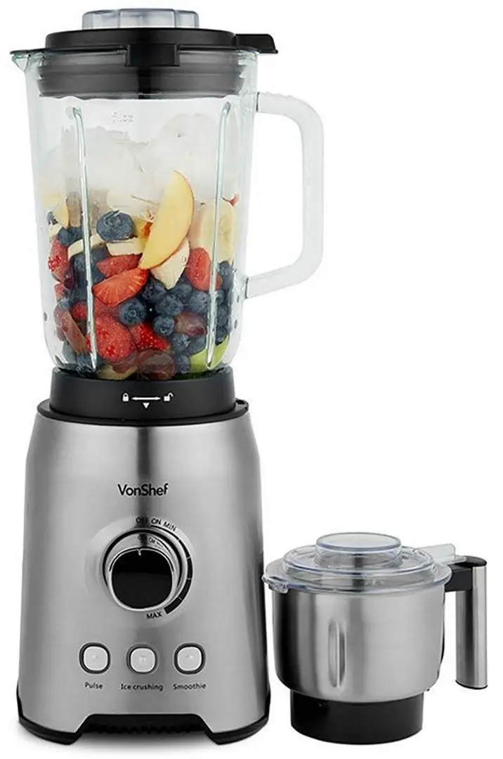 Blender 2in1 VonShef 2000087 (Inox/Black) - 2