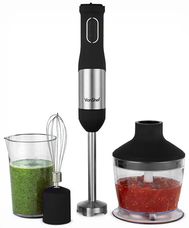 Blender 3in1 VonShef 2000067 (Black/Inox)