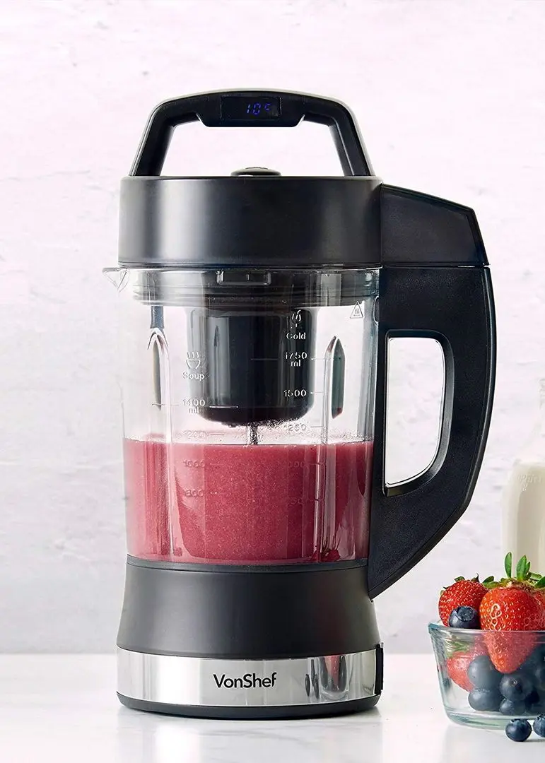 Aparat de preparat supe si blender VonShef 2000002 (Black) - 2