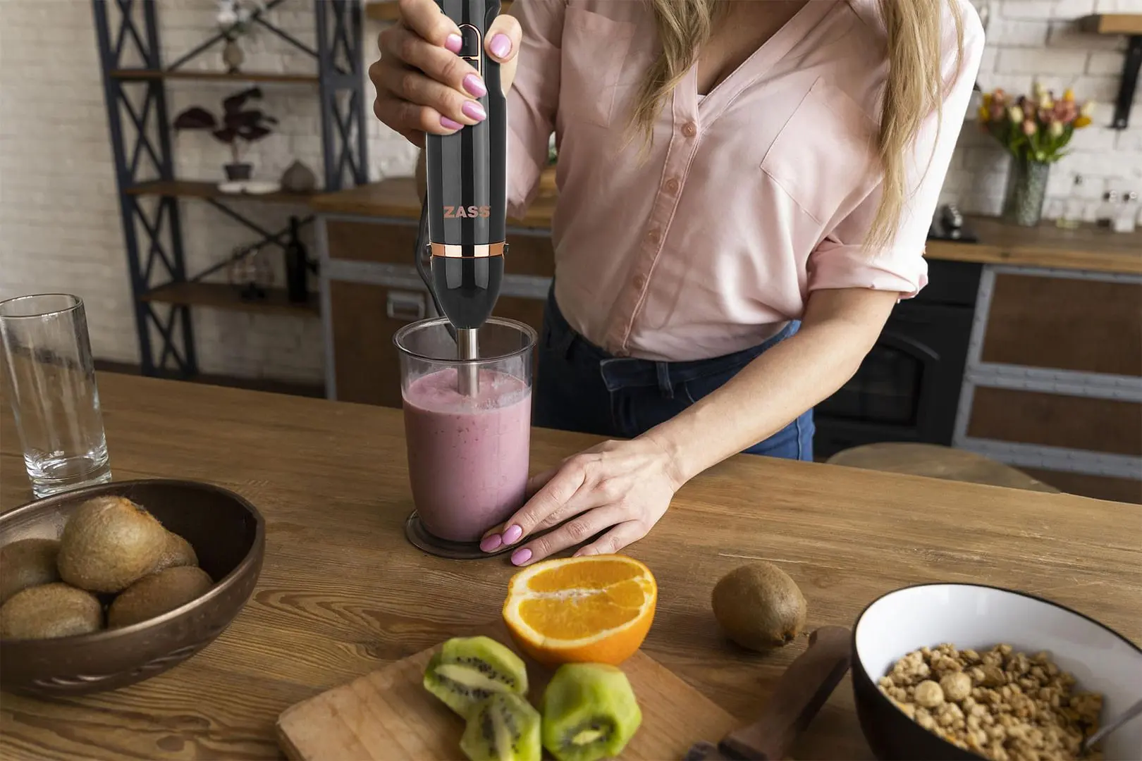 Blender Zass ZHB 20 (Black/Rose Gold)