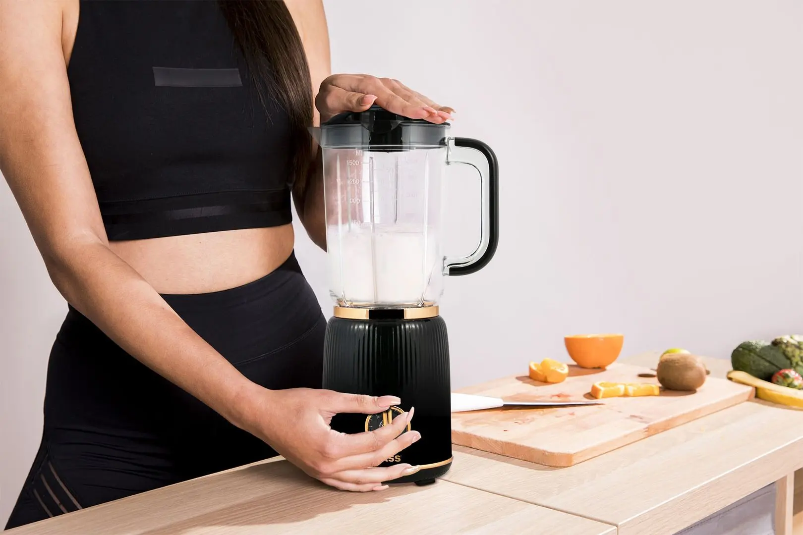 Блендер Zass ZSB 21 (Black/Rose Gold)