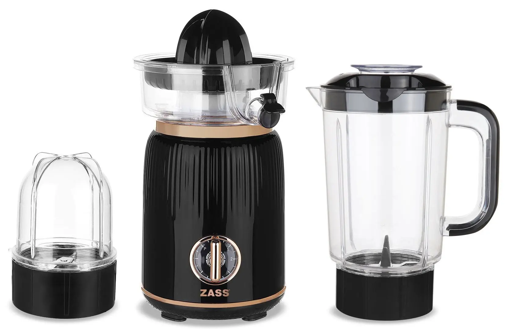 Блендер Zass ZSB 21 (Black/Rose Gold)