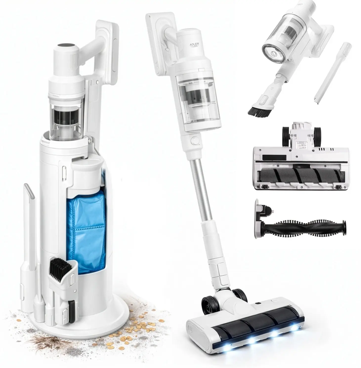 Aspirator vertical Adler AD 7087 (White) - 11