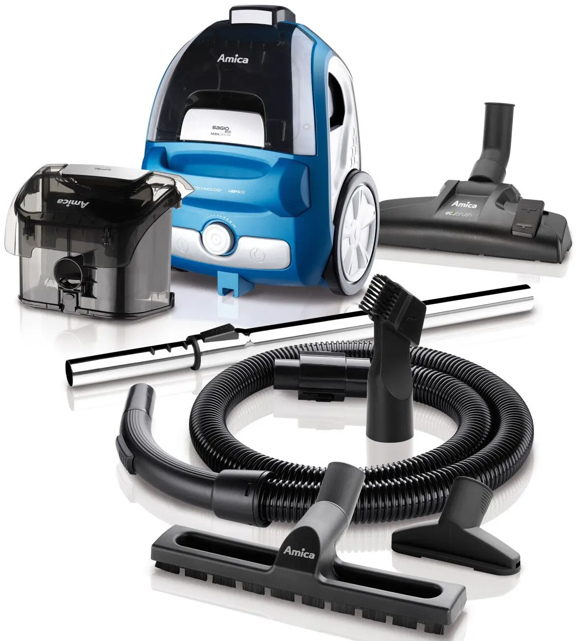 Пылесос Amica VM 3041 Bagio Eco (Blue/Black) - 6