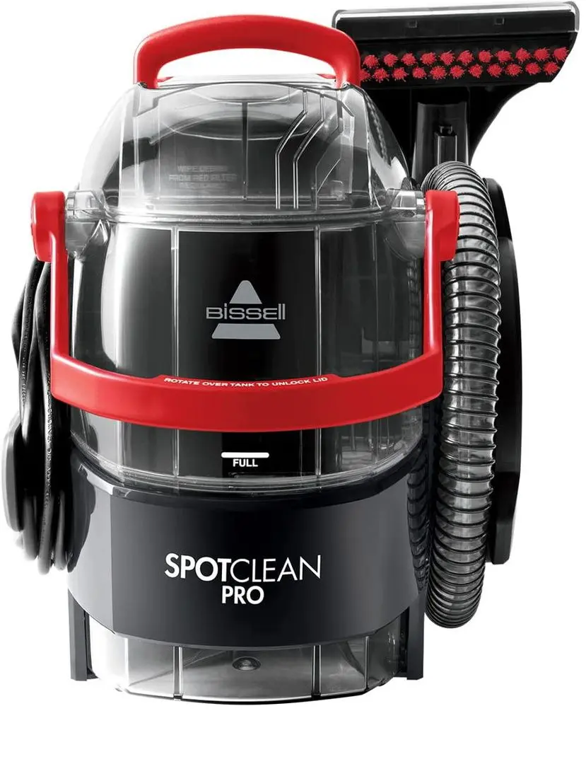 Aspirator cu spalare Bissell SpotClean Pro 1558N (Red/Titanium)