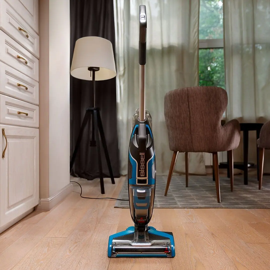 Вертикальный пылесос Bissell CrossWave 17132 (Blue/Titanium) - 2