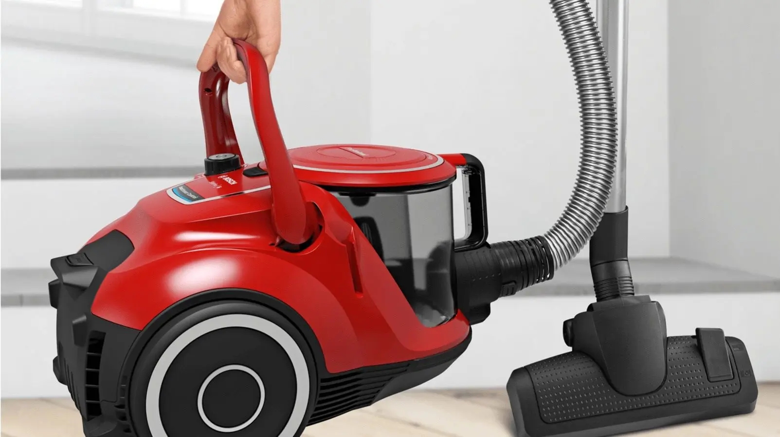 Пылесос Bosch BGS41PET1 (Red)