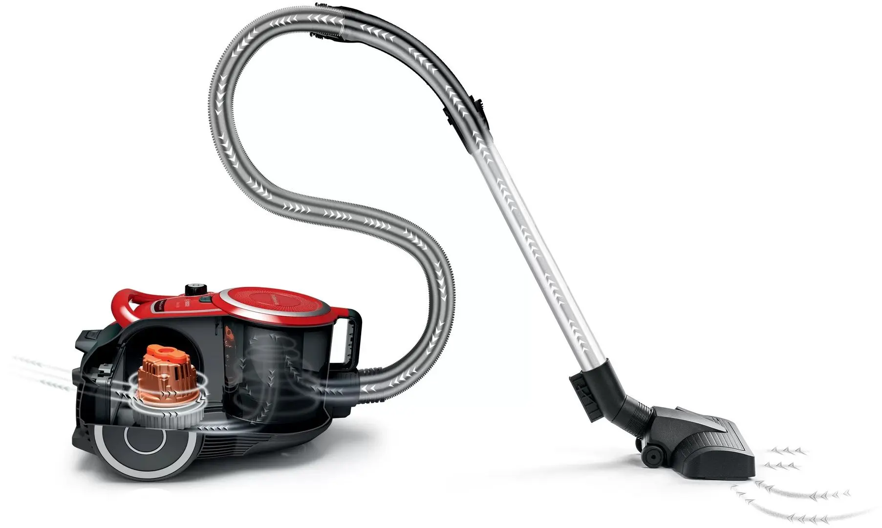 Пылесос Bosch ProSilence BGC41Q69 (Red)