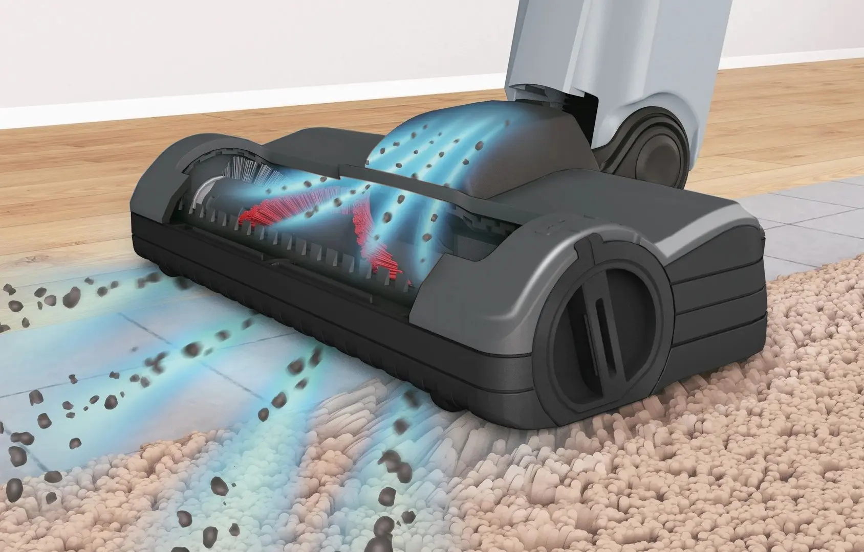 Вертикальный пылесос Bosch Athlet BCH7ATH32K (Graphite/Silver) - 8