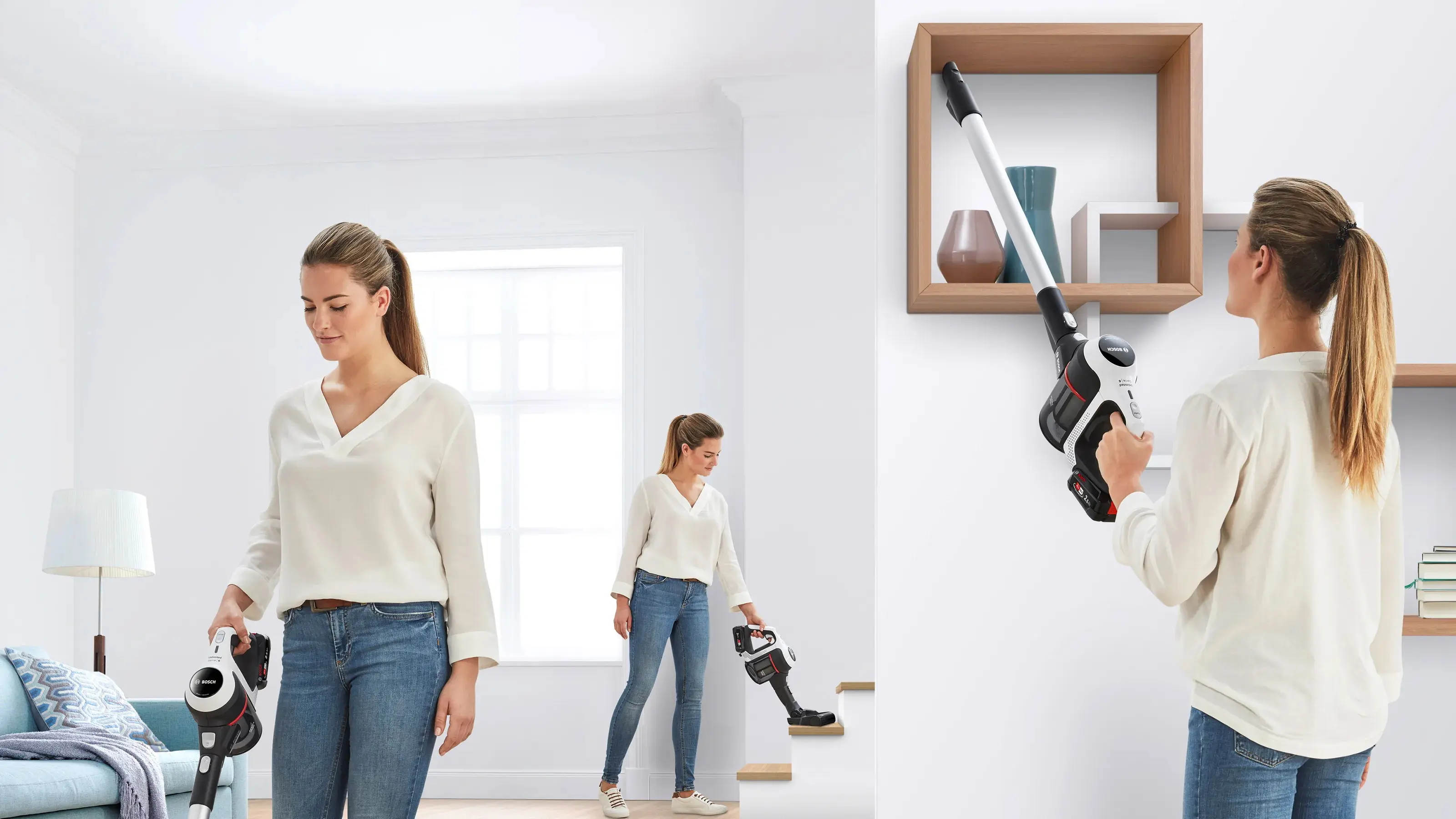 Aspirator vertical Bosch BCS61113 (White/Black)