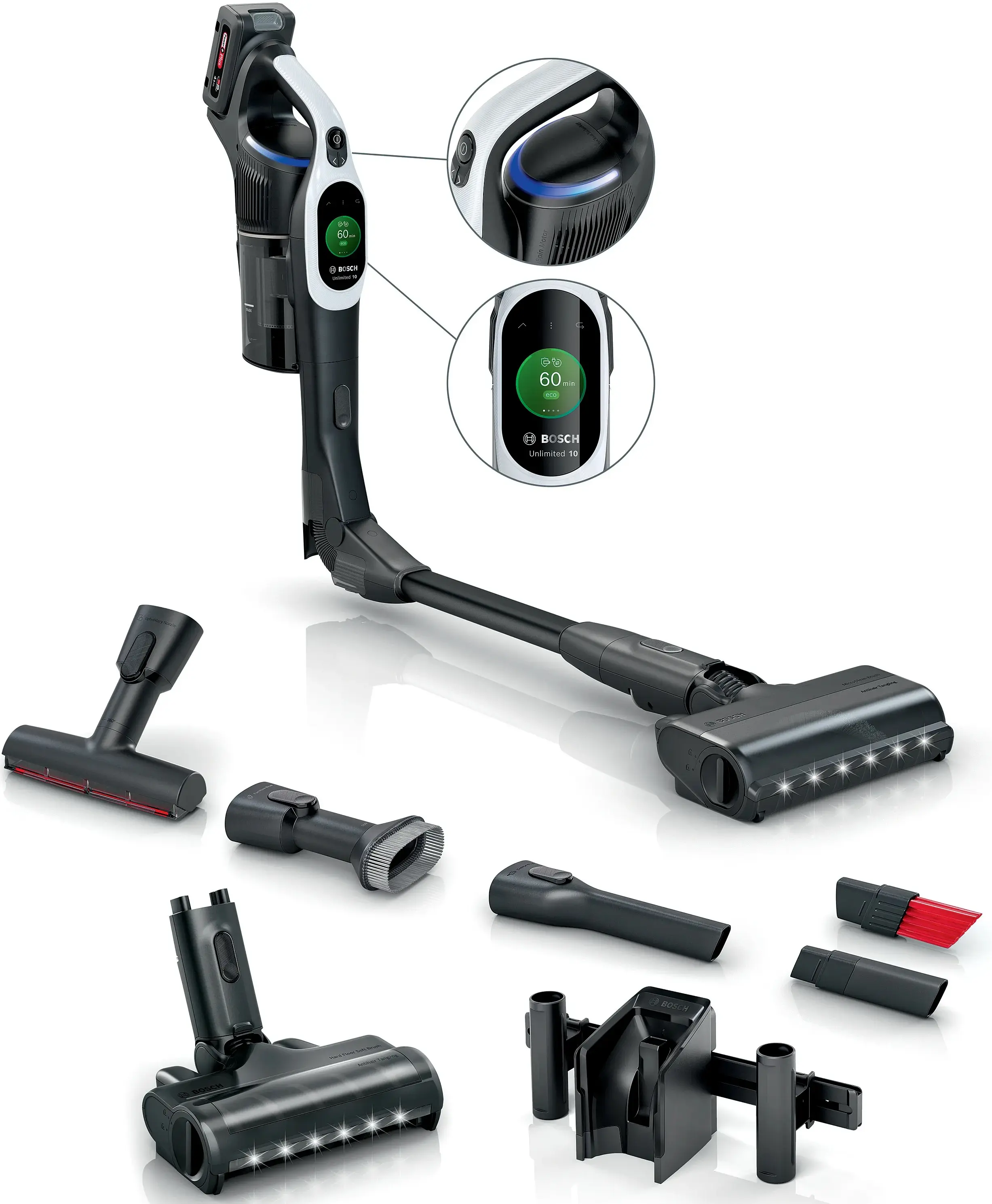 Вертикальный пылесос Bosch Unlimited 10 BCS1041WAC (Black)