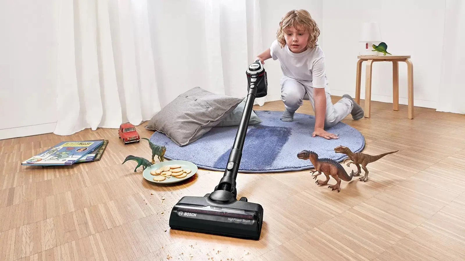 Aspirator vertical Bosch Unlimited 8 Gen2 BSS825ALL (White/Black)