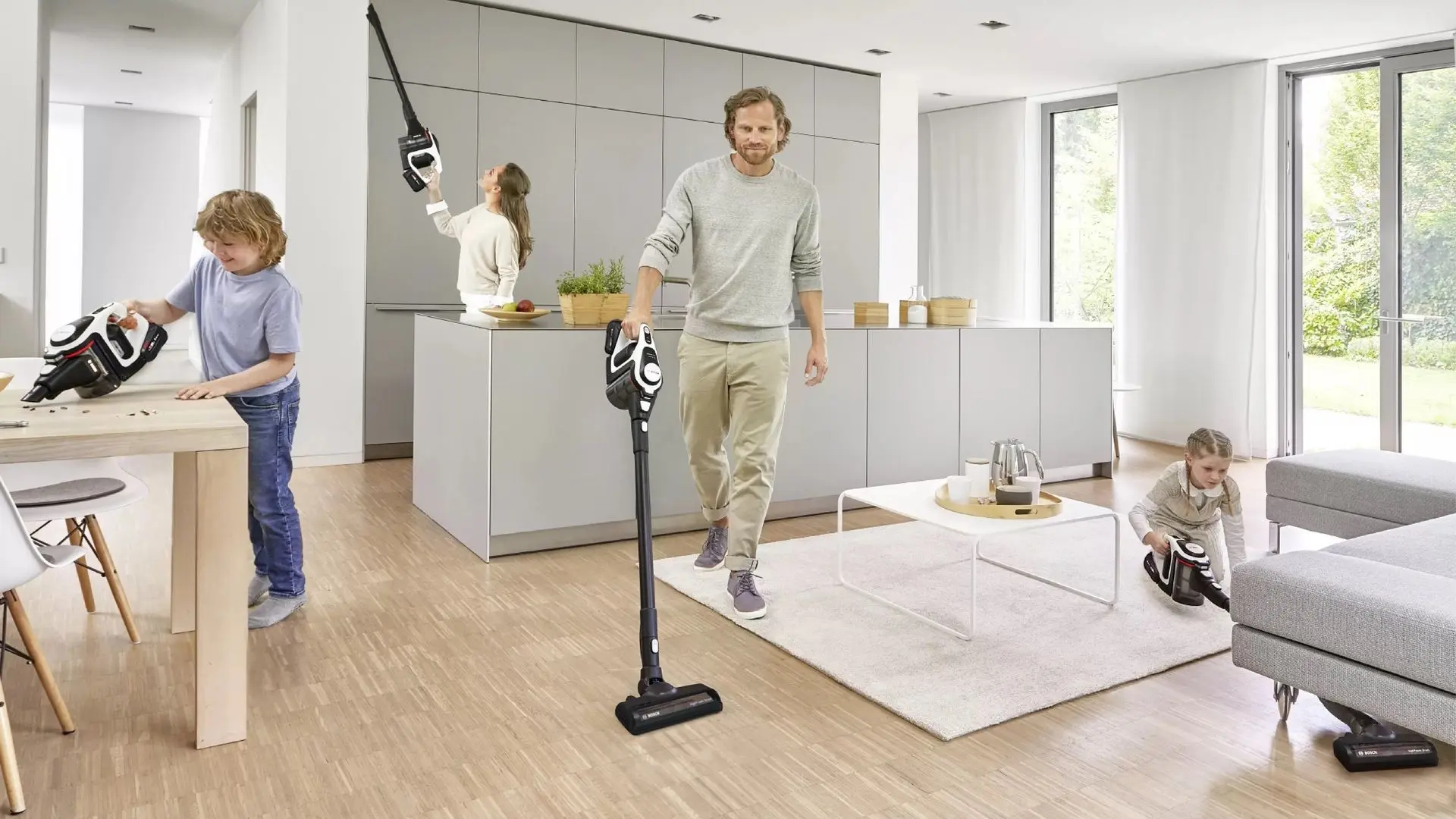 Aspirator vertical Bosch Unlimited 8 Gen2 BSS825ALL (White/Black)