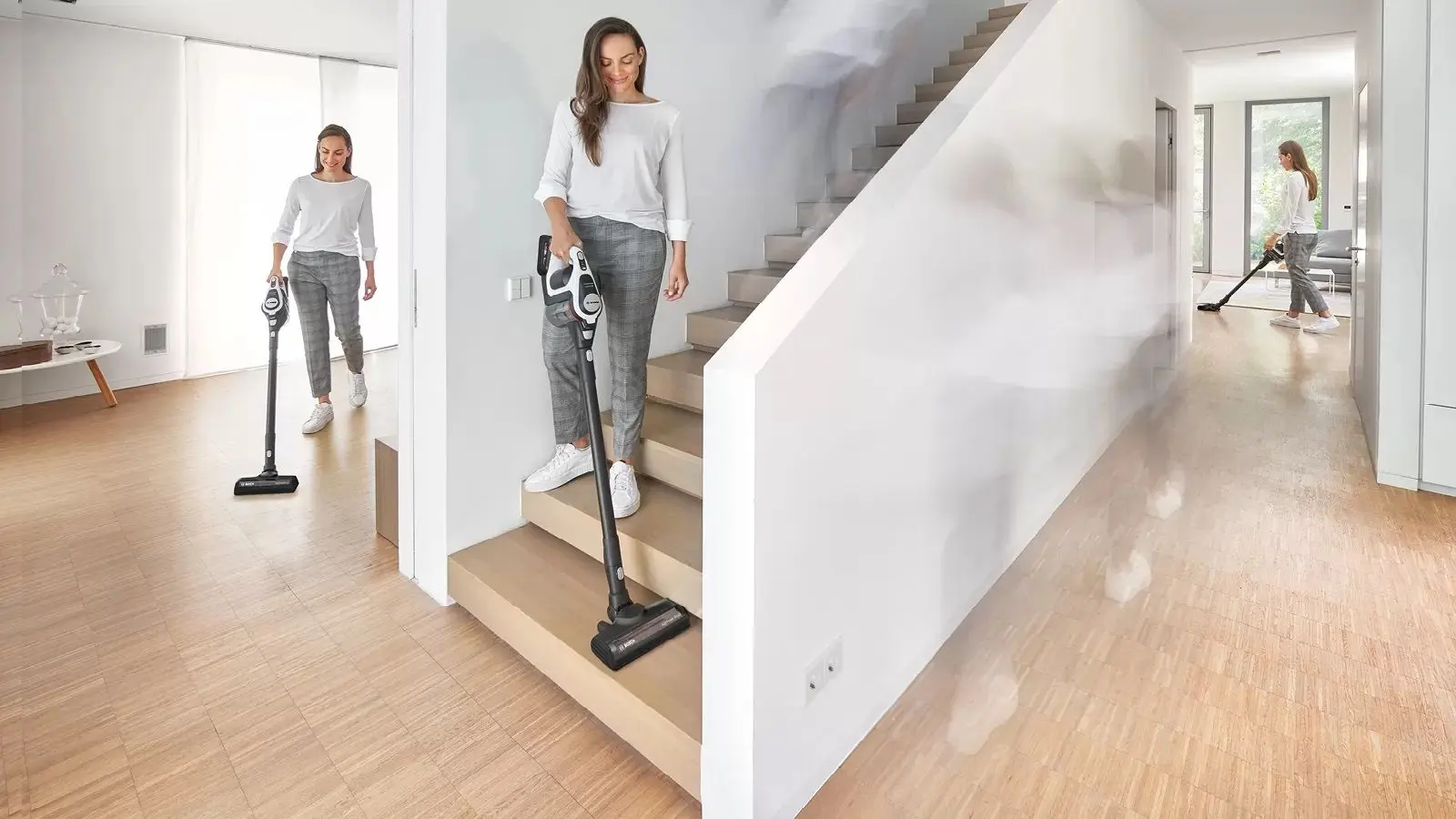 Aspirator vertical Bosch Unlimited 8 Gen2 BSS825ALL (White/Black)