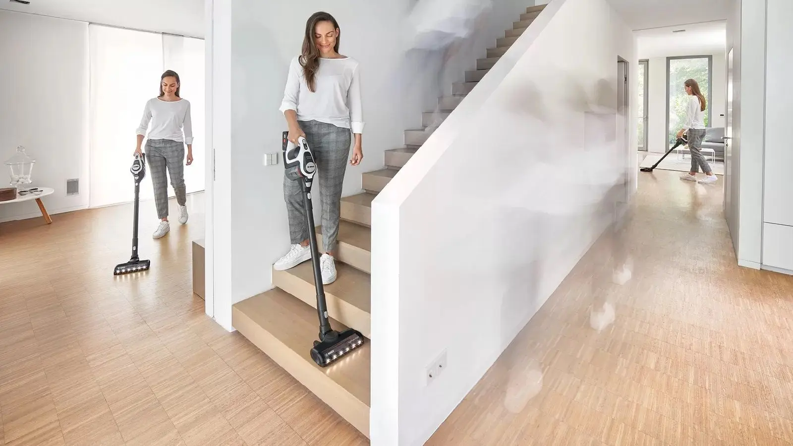 Aspirator vertical Bosch Unlimited Gen2 BBS8214 (White/Black)