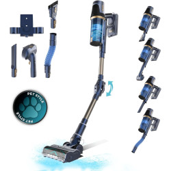 Вертикальный пылесос 2в1 Cecotec Conga Rockstar RS70 Pet Flex (Blue) Thumb