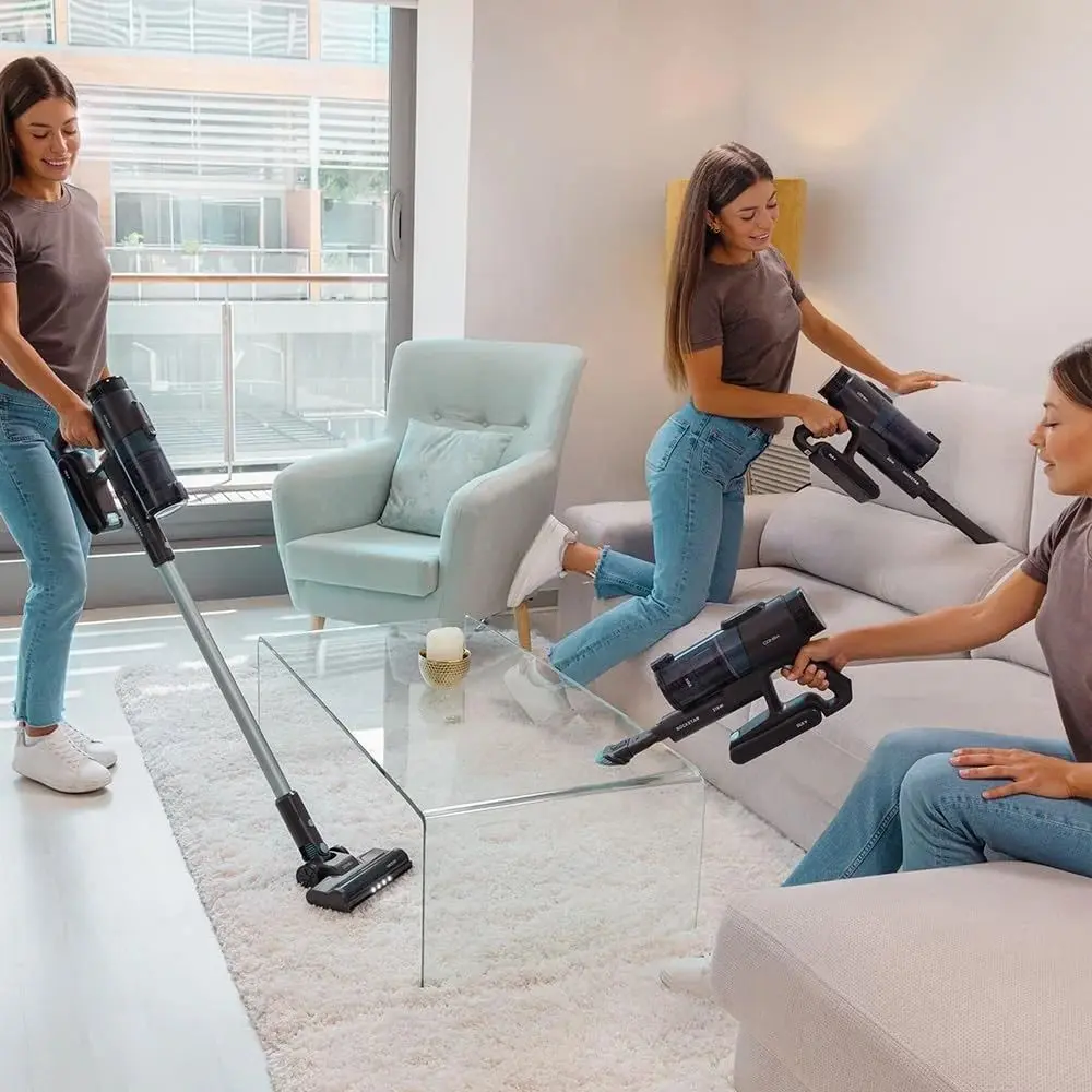 Aspirator vertical 3in1 Cecotec Rockstar 1500 Ray Pure (Black/Blue)