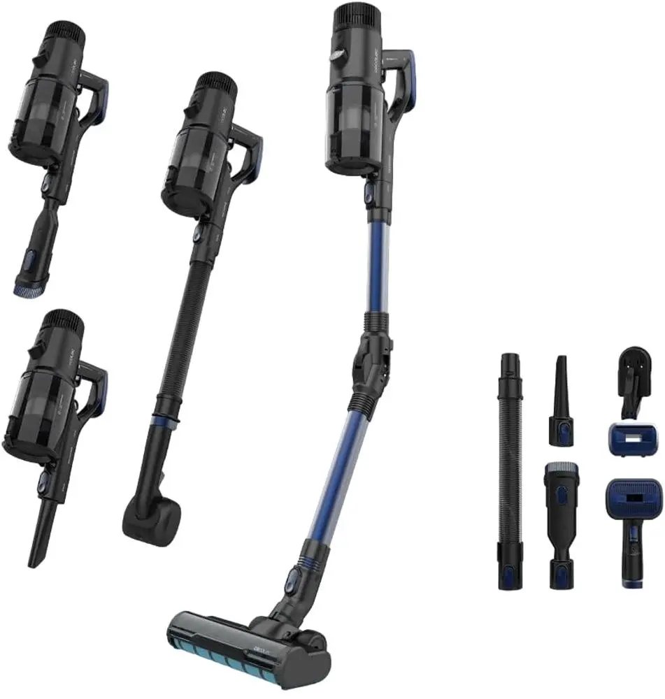 Aspirator vertical 4in1 Cecotec Conga Rockstar 6500 Century ErgoWet Animal (Black/Blue)